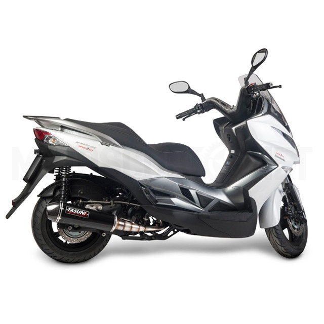 Escape Kymco Superdink 125 Yasuni 4T homologado (CE) silenciador negro-carbono ref: TUB1200BC