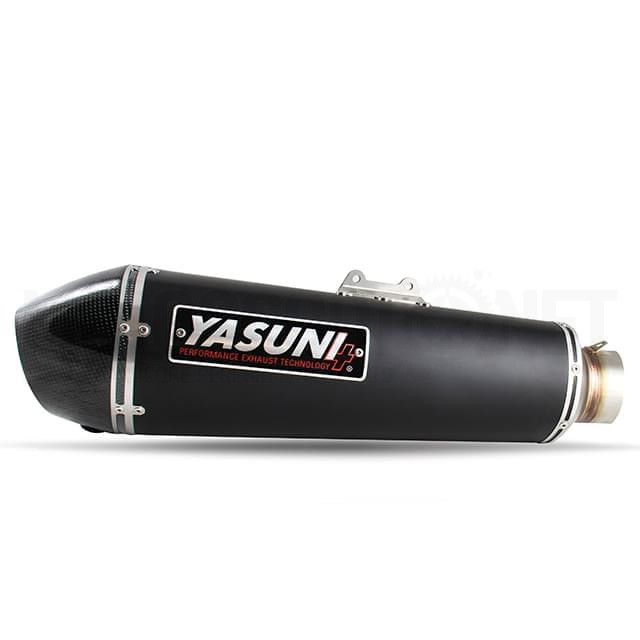 Echappement Yasuni 4T Yamaha N-Max 125 (CE) noir-carbone noir Sku:TUB354BC /t/u/tub354bc_01.jpg