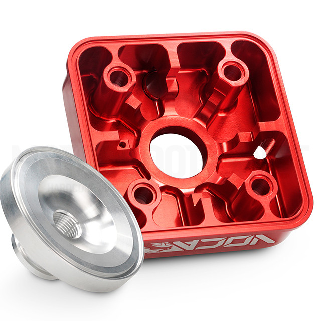 Culata modular VOCA Race Head 54mm, Yamaha DT LC/D, rojo