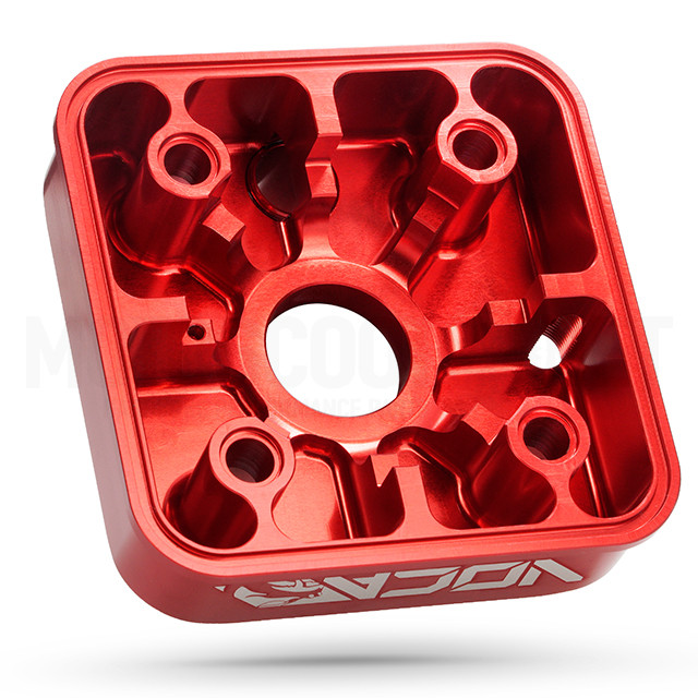 Tapa culata VOCA Race Head, Yamaha DT LC/D, rojo