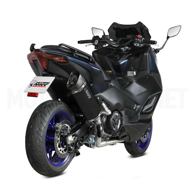 Echappement Yamaha T-Max 560 22-23 2x1 SR-1 MiVV - embout carbone noir titane Sku:Y.073.LR1XB /y/_/y.073.lr1xb.jpg