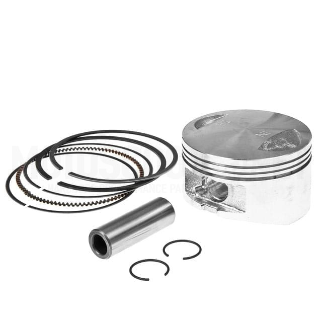 Piston pour cylindre Airsal C02046458 "Aluminium 152,7cc", course 57,8mm, d.58mm, Honda 150cc