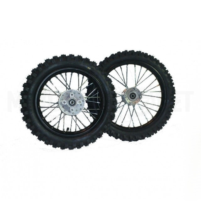 Roue arrière avec pneu 10" réplique KTM 50 Malcor