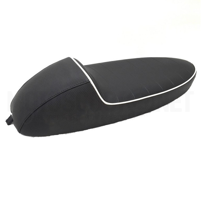 Asiento monoplaza RACING negro borde blanco Vespa Primavera NISA (ACCESORIOS)Volver Reiniciar Eliminar Duplicar Guardar Guardar y continuar editando