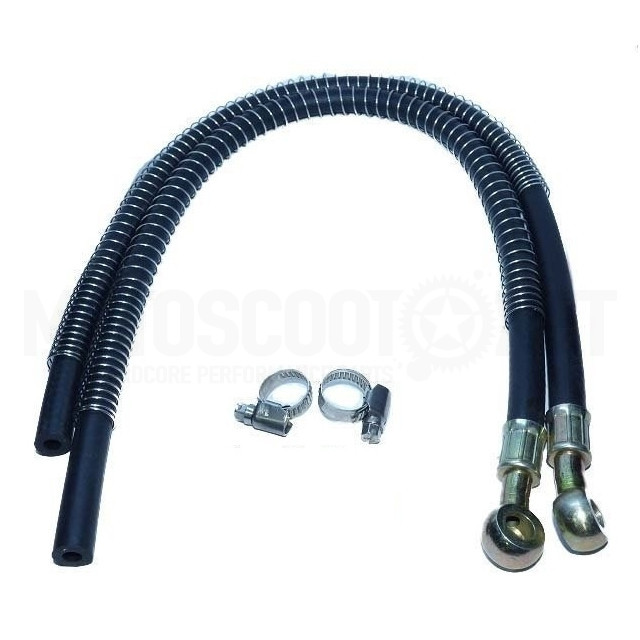 Durite double de radiateur Pitbike avec raccord 10mm Malcor