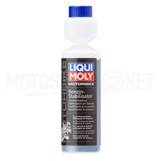 Additif stabilisateur d'essence pour moteurs 2 temps et 4 temps 250ml Liqui Moly