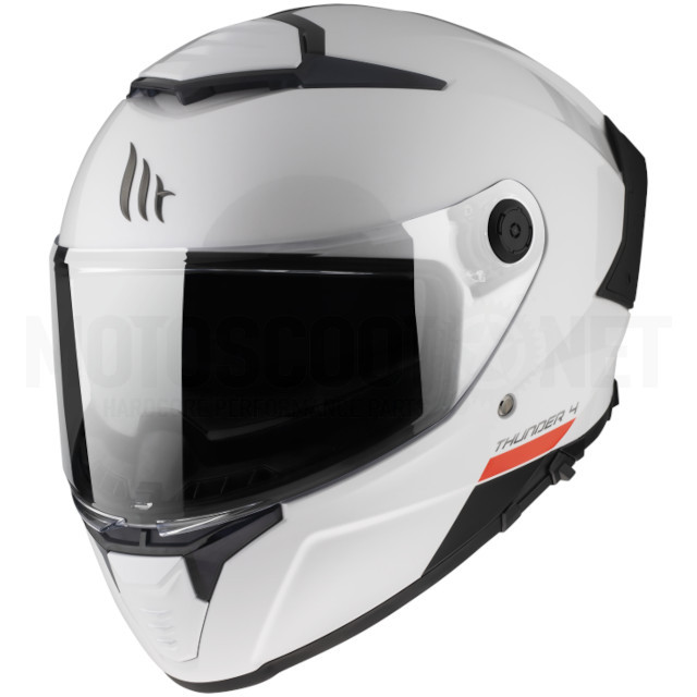 A-1308000000 Casco MT Helmets Thunder 4 SV Solid Blanco Perla