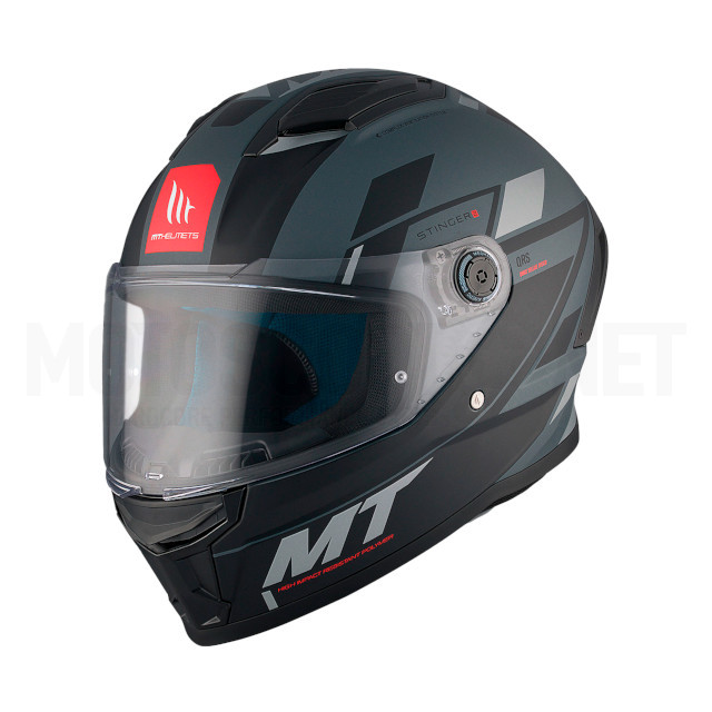 Casco integral MT Stinger 2 ZIVZE C2 mate