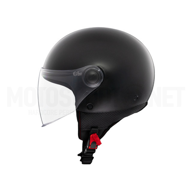 Casco jet MT Street S Solid A1 Gloss Black