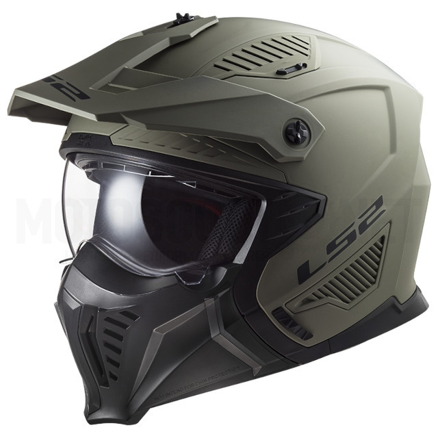 A-366061017 Casco LS2 OF606 Drifter Solid Marrón arena Mate 