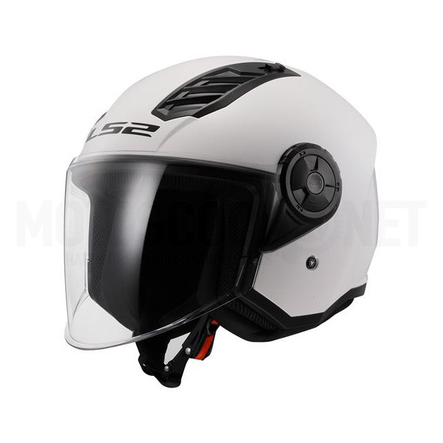 Casco Jet LS2 OF616 Airflow II Solid Blanco