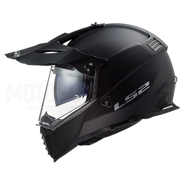 LS2 MX436 Pioneer EVO Casque Cross Country noir mat