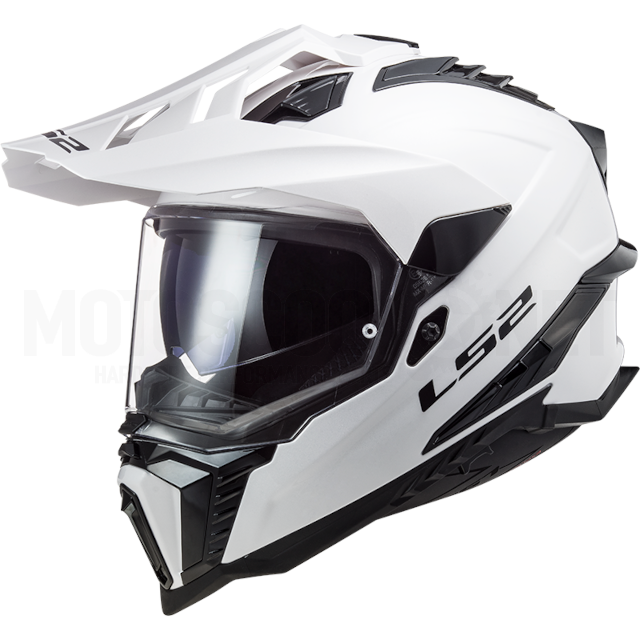 LS2 MX701 Explorer Solid Cross Country Helmet - blanc - 22.05