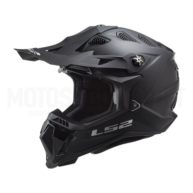 Casco cross LS2 MX700 subverter solid negro