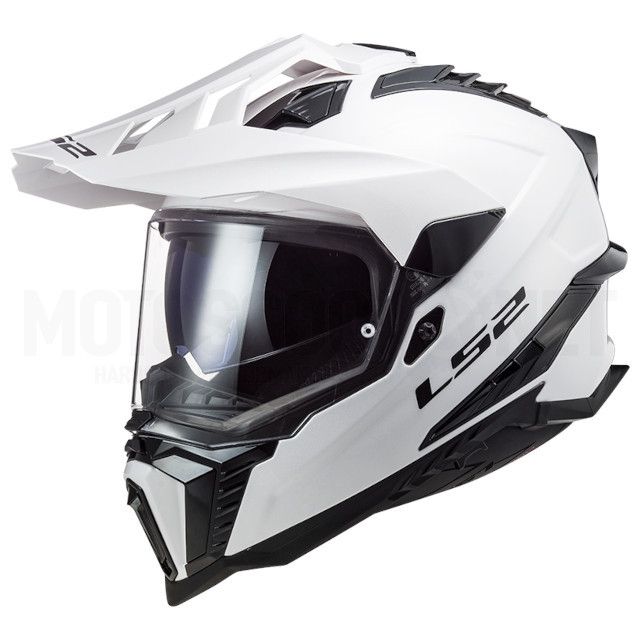 A-467011002 Casco Cross LS2 MX701 Explorer Solid Blanco