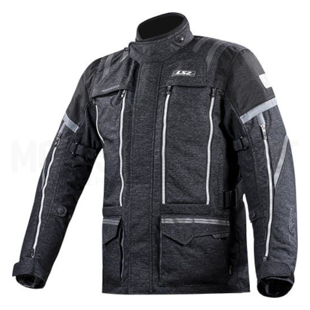 Chaqueta Invierno LS2 Nevada Hombre Negro / Gris