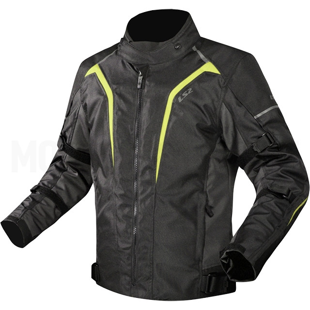 Veste d'hiver pour hommes LS2 Sepang noir-gris-jaune