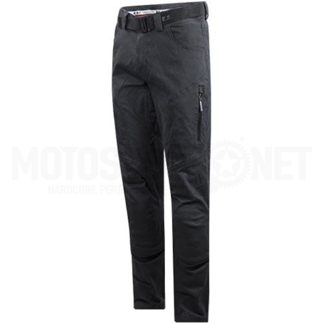 Pantalon droit LS2 pour hommes - gris foncé