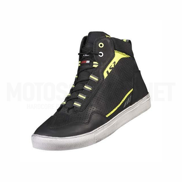 Botas LS2 Zoe Mujer - Negro / Amarillo Flúor