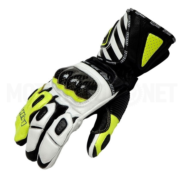 Guantes de invierno con protección Unik R-9 Weathertek negro/amarillo fluor ref: A-GIRQ145120