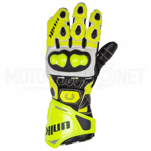 Guantes verano hombre Racing Unik RK-1 Negro/Fluor