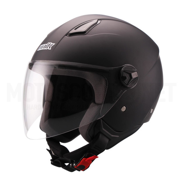 Casco Jet Unik Astro Negro Mate 