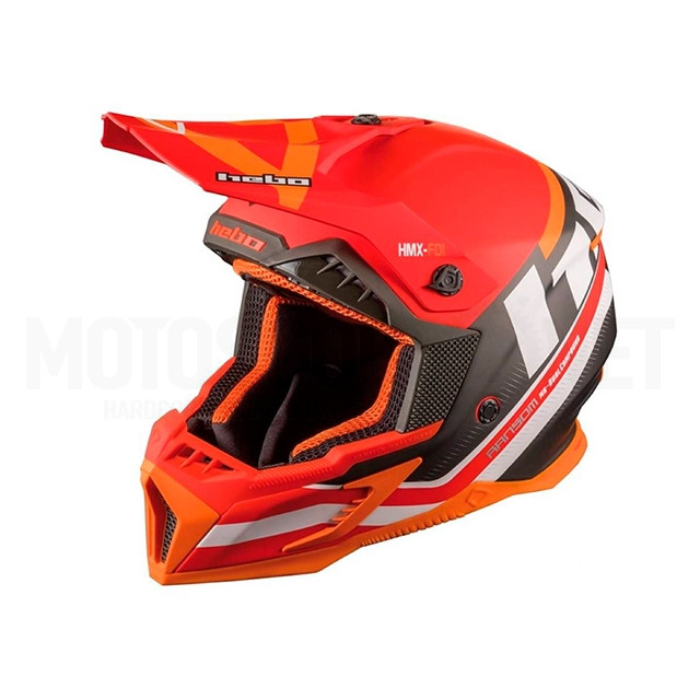 Casco MX Hebo Ransom Rojo ref: A-HC0529R