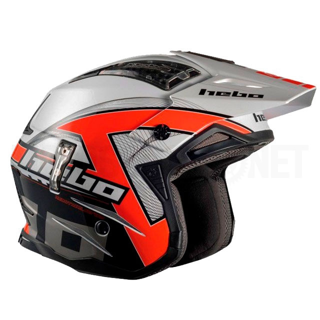 Casco trial Hebo Zone 4 Kontrox Rojo