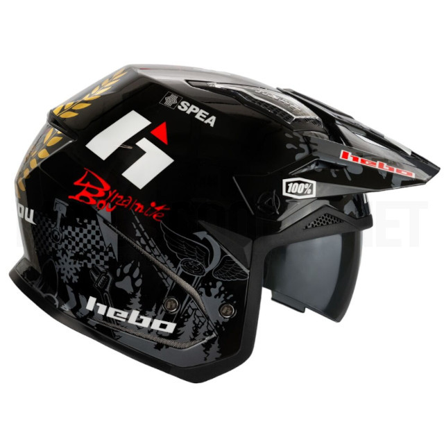 Casco trial Hebo Zone 5 Toni Bou 34 Réplica Hebo Zone 5