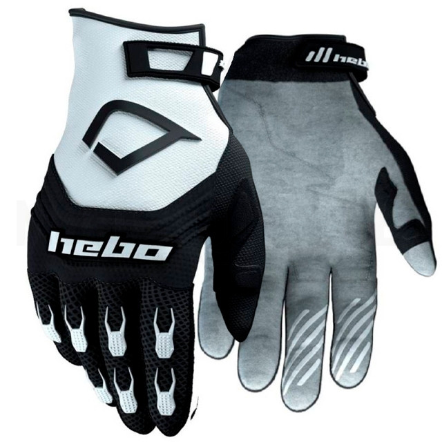 Guantes enduro Hebo Baggy Blanco ref: A-HE1128B