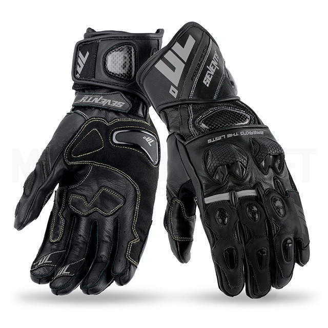 Gants d'été homme Seventy 70 SD-R12 Racing - noir