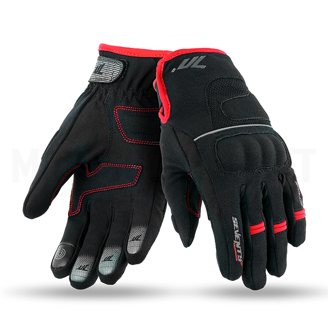 Guantes Seventy 70 SD-C43 Invierno Urban Hombre Negro/Rojo