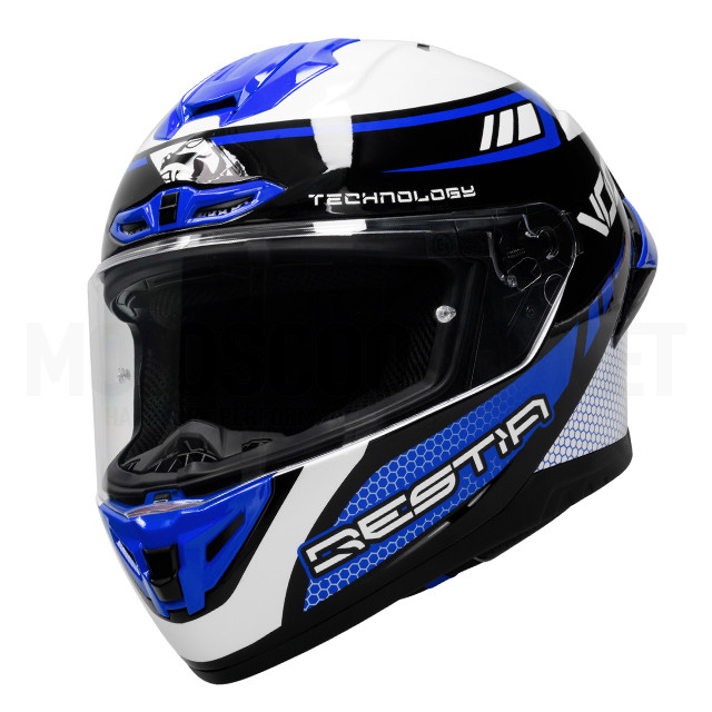 Casco integral VOCA Bestia azul poison