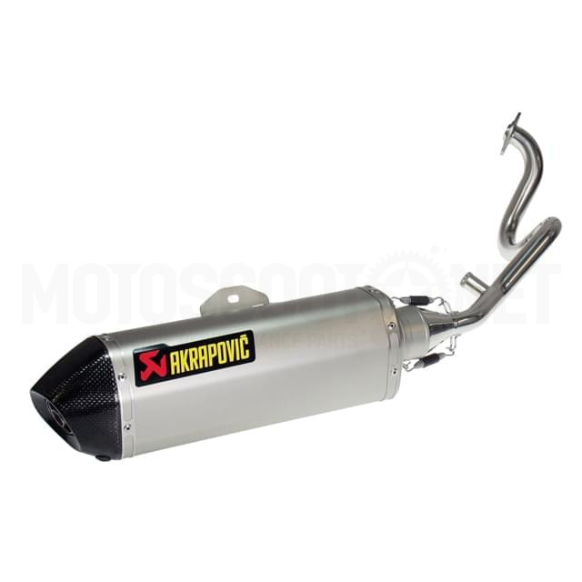 Système d'échappement Akrapovic Full Line Hexagonal Honda SH 125/150cc 05-12 (CE) titane-carbone