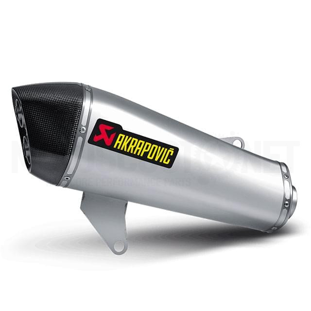 Echappement Akrapovic Slip-On Line Hexagonal Piaggio X10 350 >12 (CE) - titane