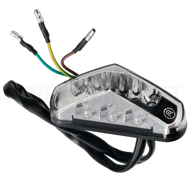 Piloto trasero universal LED Allpro - transparente