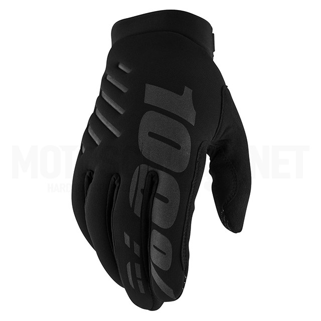 Guantes Motocross Invierno 100% Brisker Negro 2023 10003-00000,10003-00001,10003-00002,10003-00003,10003-00004,