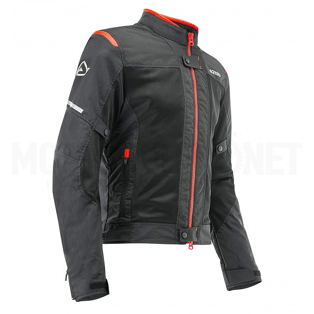 0023744.323 Chaqueta Acerbis Ramsey Vented 2.0 Hombre Negra