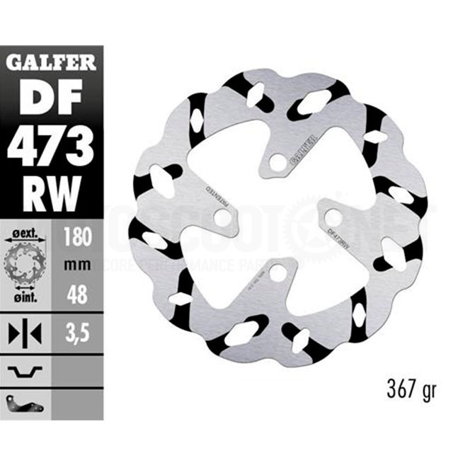 Disque de frein avant Wave Booster / BW'S 50 Galfer