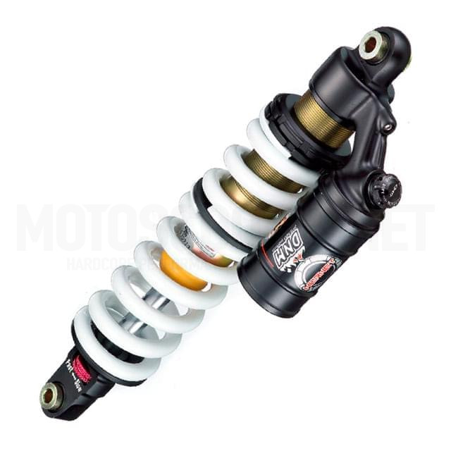 Amortisseur PitBike DNM 285mm centre à centre, ressort 1200LB/IN, bouteille réglable