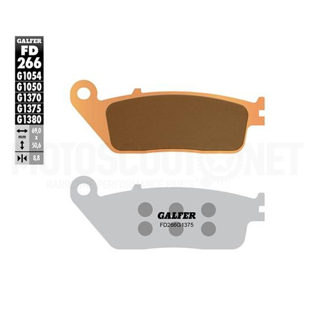 Plaquettes de frein Honda CB 350 RS >2021 Galfer - sport fritté