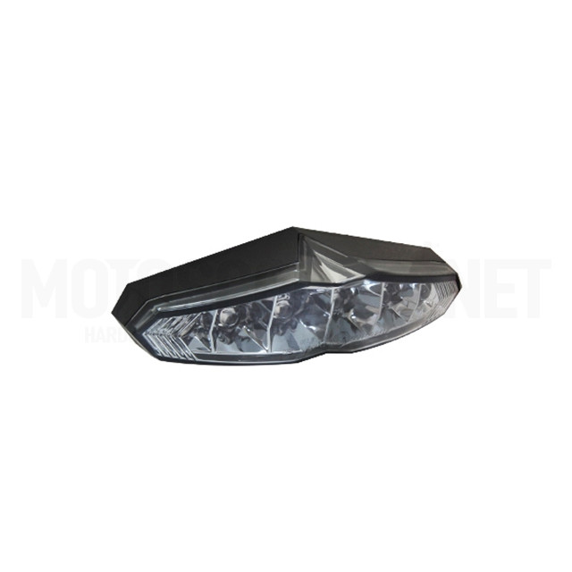 Piloto trasero universal LED Koso Infinity Smoke - Homologado ref: A-HB0250