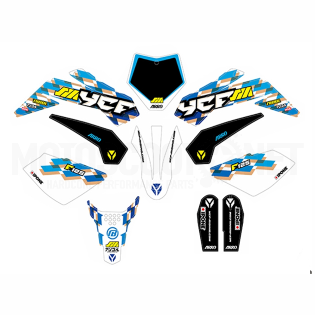 Kit de adhesivos completo YCF SM F125S 2022 