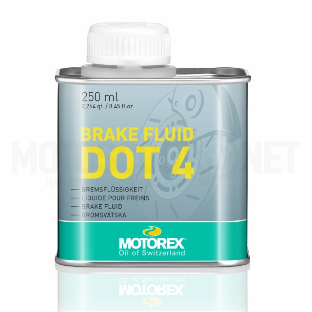 Líquido de frenos BRAKE FLUID DOT 4 250ml Motorex 