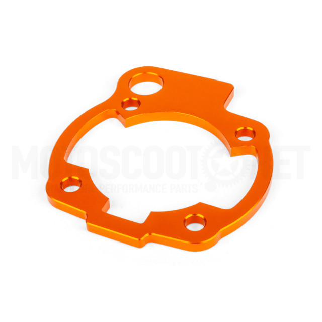 S6-80188ET01 Junta alza cilindro 5mm Minarelli AM6 Stage6 CNC - Naranja