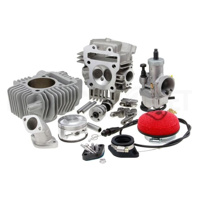 Kit complet TbParts avec cylindre 180cc, culasse racing V2 et carburateur Ø28, moteurs YX et Z 150/160cc