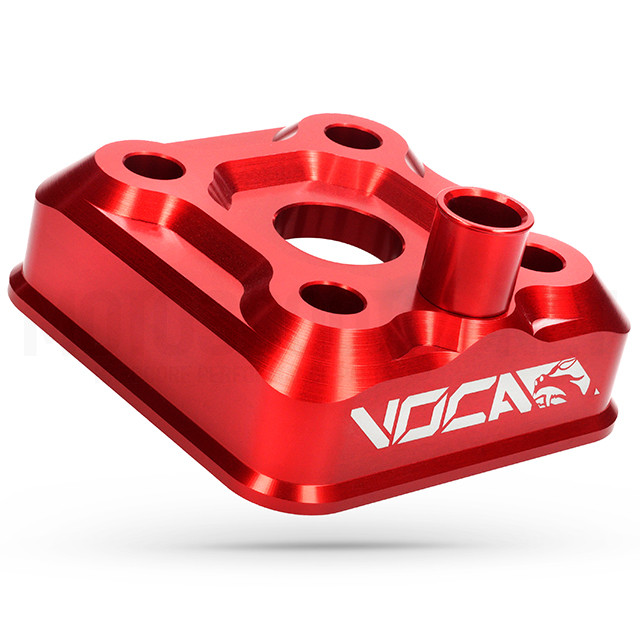 Tapa culata VOCA Race Head, Yamaha DT LC/D, rojo