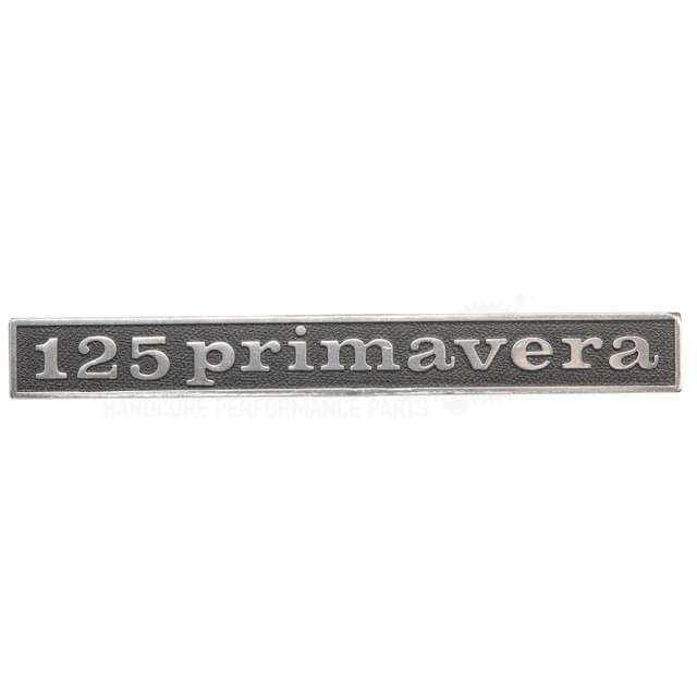 Vespa 125 Primavera Vespa Due aluminium arrière Vespa 125 Primavera aluminium badge