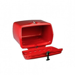 MAXI BOX top case avec serrure, Puig, Toutes motos - Rouge