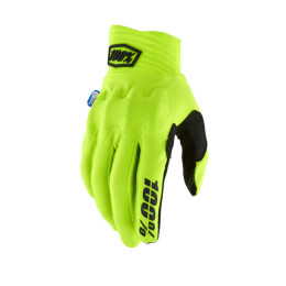 Gants Motocross 100% Cognito Smart Shock fluor jaune